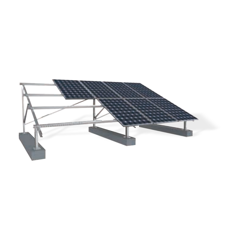 Sistem de montaj fotovoltaic din otel tip C pentru centrala fotovoltaica la sol