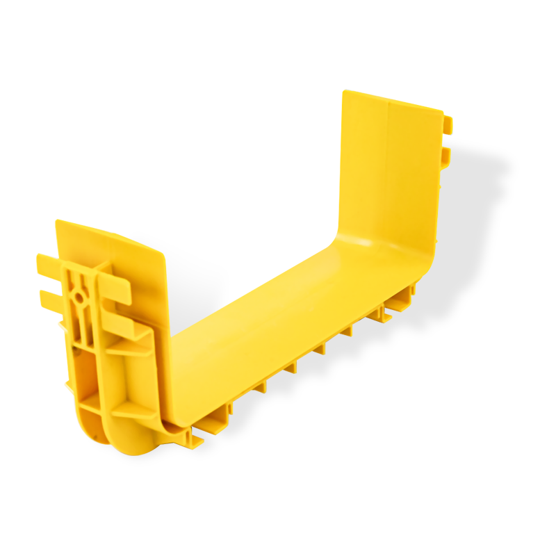 Conector pentru jgheab fibră